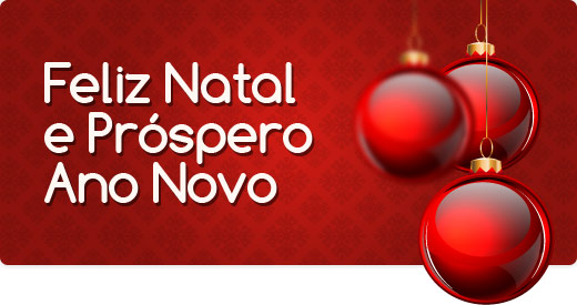 Desejamos a todos um Feliz Natal e Próspero Ano Novo!