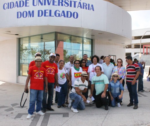 TAES participaram da mobilização.